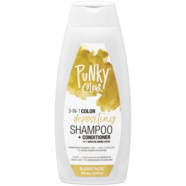 Punky Colour Blondetastic 3IN1 Color Depositing Shampoo + Conditioner 8.5 Oz.