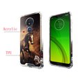 thumbnail image 3 of Brown Horse Case for Motorola G7 power 6.2'' 4 Cushion Corners TPU Bumper + Hard Acrylic Back Shockproof Scratch-Resistant Cover for Girls Women Teen, 3 of 4