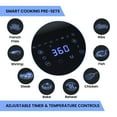 thumbnail image 4 of Total Chef Electric Air Fryer Oven 5 Qt/4.8L, Digital Touchscreen Controls, 8 Cooking Presets, Black, 4 of 5