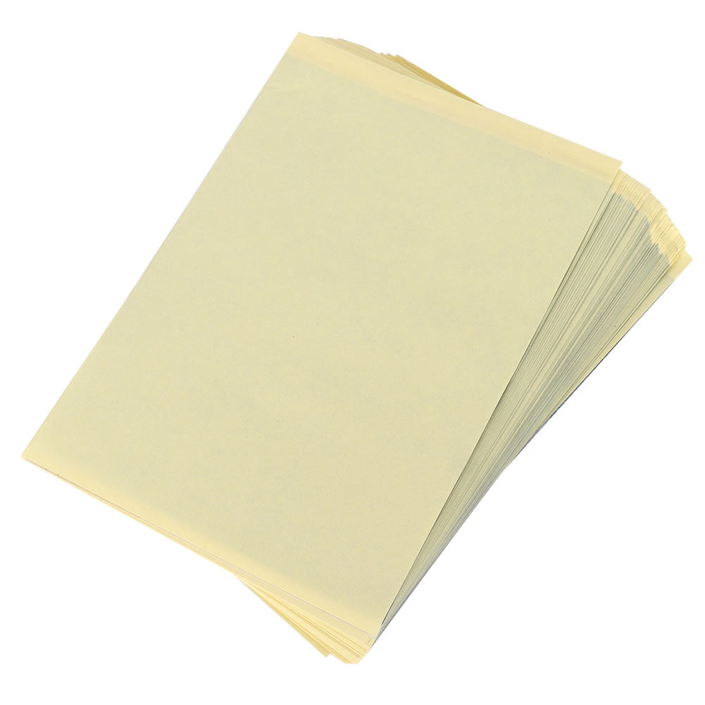 100pcs Transfer Paper, Professional A4 Size Thermal Transfer Stencil Paper Art Design Transfer Paper For Home Salon 8 X 12in