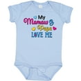 thumbnail image 3 of Inktastic My Mamaw and Papa Love Me with Hearts Boys or Girls Baby Bodysuit, 3 of 5