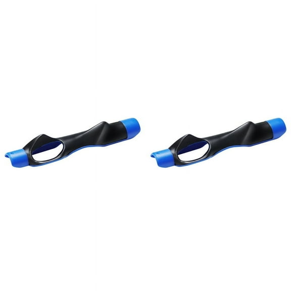 2X Golf Grip Training Aid Club Handle for Swing Trainer Left Right Hand Practice Aid,Blue