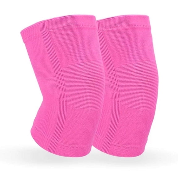 Bekayaa Knee Compression Sleeves, Pink, Support Brace for Running & Powerlifting, Unisex, Pack of 1, Small,