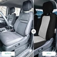 thumbnail image 4 of For 2022-2026 Nissan Frontier FH Group Custom Fit Neoprene Car Seat Covers Wateropoof - Gray Full Set, 4 of 6