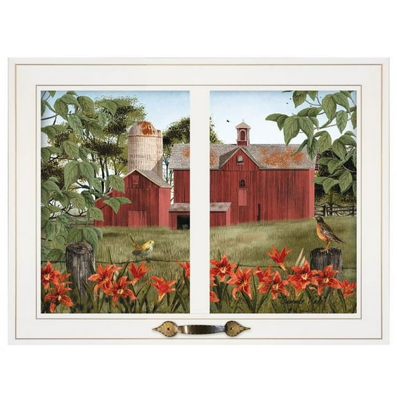 TrendyDecor4U Summer Days By Billy Jacobs Framed Print WBJ1036-226G