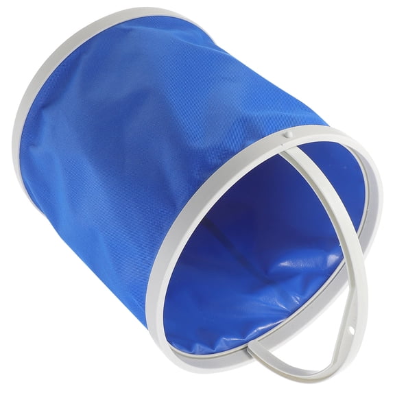 MOKKHNB Compact Foldable Bucket for Outdoor Use Blue Portable Water Storage Container