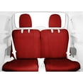 thumbnail image 2 of CalTrend Rear 50/50 Split Bench Carbon Fiber Seat Covers for 2007-2013 Cadillac Escalade - CD415-02FA Red Insert and Trim, 2 of 3