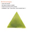 thumbnail image 4 of Uxcell 200g Stained Glass Mosaic Triangle 0.55'' Green Glass Mosaic Tiles Bulk for Craft Handmade Project, 4 of 8