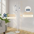 thumbnail image 3 of 68" Farmhouse floor lamp, Dimmable Industrial Floor Lamps for Living Room, 3 Light Rustic Standing Tall Lamp Including 3 PCS 6W Edison Bulbs, Tree Floor Lamp for Bedrooms Room, Office, Bar, Silver, 3 of 14