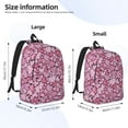 thumbnail image 3 of Yiaed Sweet Heart Print Backpack, Premium Laptop Backpack, Travel Backpack for Women, Lightweight Backpacks, Comfortable Back Pack-Medium, 3 of 5
