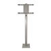 Sunbrite Deck-Planter Pole for 46 Inch Outdoor TV - Silver - Requires SB-WM46 or SB-WM46NA
