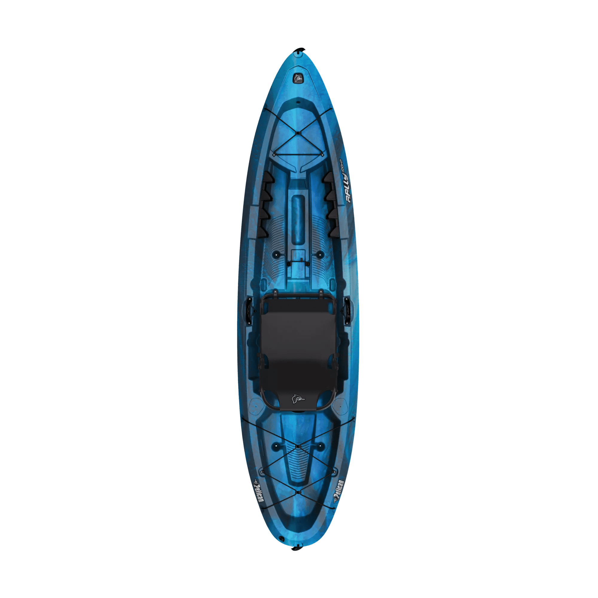 (2 pack) Pelican - Rally 100XP - Sit-on-Top Angler Fishing Kayak -  One person -10 ft - Neptune/White