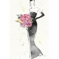 thumbnail image 3 of Gango Home Decor Shabby-Chic Floral Fashion III & IV; Two 12x18in Art Prints in Brown Frames, 3 of 6
