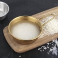 thumbnail image 3 of Cuencos de vino tradicionales coreanos Arroz crudo coreano Vino Senderismo Plato de sopa 12,5 cm 2 piezas Aluminio Amarillo Hecho en Corea, 3 of 5