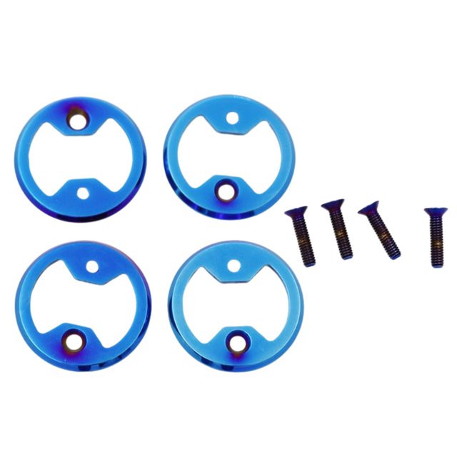 4 Piezas Placa de Pedal de Bicicleta Arco Confort Accesorios de Bicicleta para Reemplazo Estable Azul