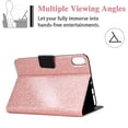 thumbnail image 4 of Case for iPad 10 2022, Allytech for iPad 10.9" 10th Gen, Slim Premium PU Leather Anti-Shock Drop Proof Non-Slip Stand Wallet Case with Card Holder for iPad 10th Generation 10.9 inch 2022, Rosegold, 4 of 6
