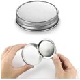 thumbnail image 2 of 12 PCS 70mm Canning Lids Regular Mouth Mason Jar Lids, Mason Jar Splits-type Lids Sealing (70mm,Silver, Lids+ Bands), 2 of 7