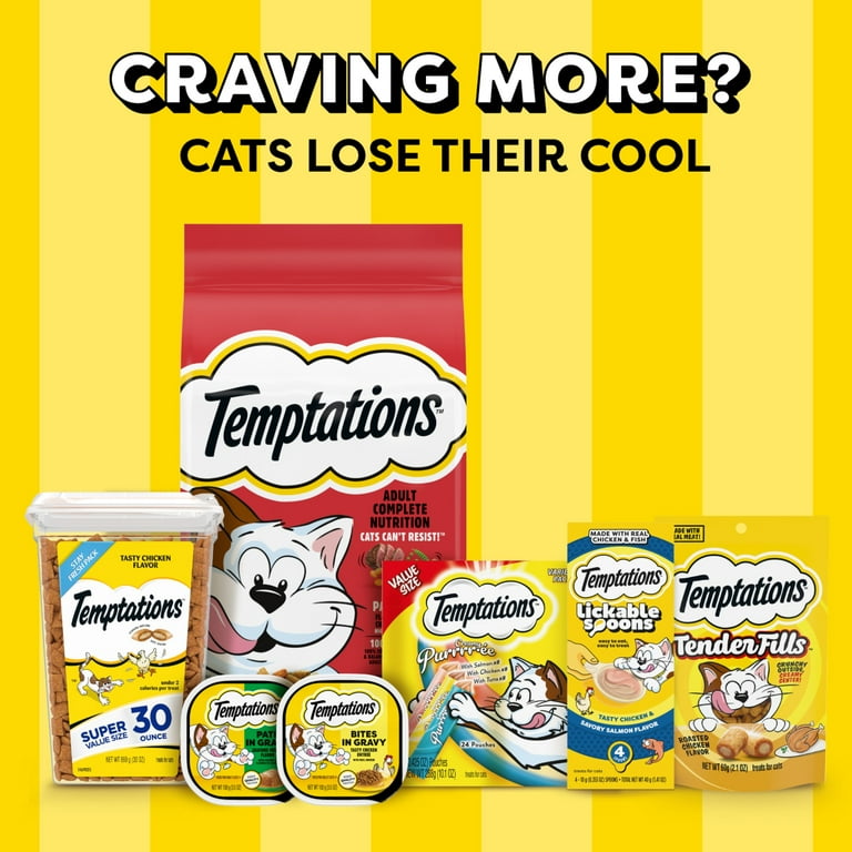 Temptations Mixups Surfer's Delight Flavor Crunchy and Soft Cat
