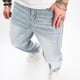 thumbnail image 2 of Ceisia Men Solid Color Basic Loose Wide Leg Straight Denim Pants Gift Casual Daily Jeans, 2 of 8