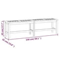 thumbnail image 5 of vidaXL Garden Bench 150 cm Solid Wood Acacia, 5 of 5