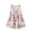 Pink, variant on Little Girls' Dresses Sleeveless Round Neck Cartoon Fruit Print Girls Athletic Dress Size 6-7T