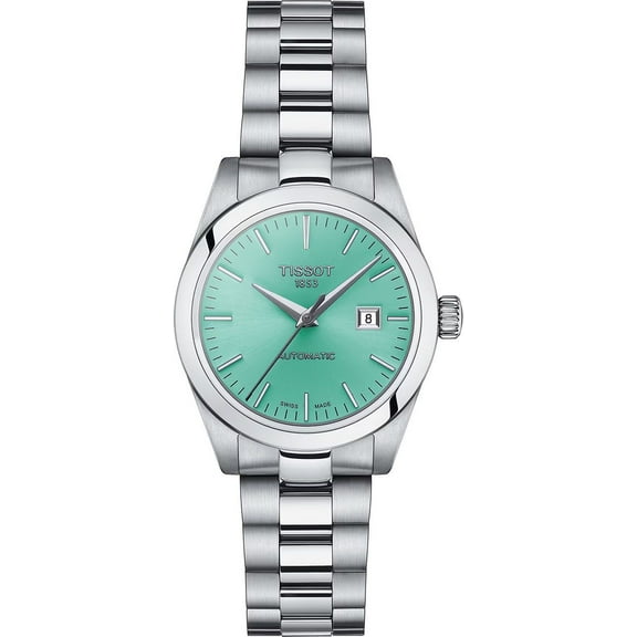 Tissot T-My Lady Powermatic 80 Automatic Green Dial Steel Women's Watch T132.007.11.091.00