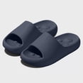 thumbnail image 2 of Women's Non Slip Shower Sandals Quick Drying Bathroom Slippers Lightweight EVA Slip On Water Slides with Arch Support Blue Size 10, 2 of 4