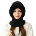 thumbnail image 6 of 3-in-1 Winter Balaclava Hat with Scarf and Face Mask - Warm Fleece Lined Knit for Outdoor Protection Against Cold and Wind, 6 of 7