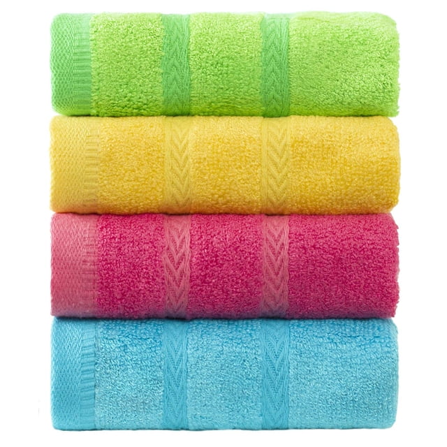 Toallas con forma de dedo MEMRUI multicolor para baño infantil de 25 x 48 cm
