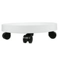 thumbnail image 4 of FRCOLOR  Flower Pot Bottom Tray Plant Castors Utility Caster Wheels Work White, 4 of 8