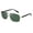Light Gold - Black Temples | Green, variant on Polarized Square Aviator Sunglasses for Men Classic Driving Fishing Golf Metal Frame UV400 Sun Glasses