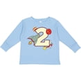 thumbnail image 3 of Inktastic 2nd Birthday Outer Space Theme Boys or Girls Long Sleeve Toddler T-Shirt, 3 of 5