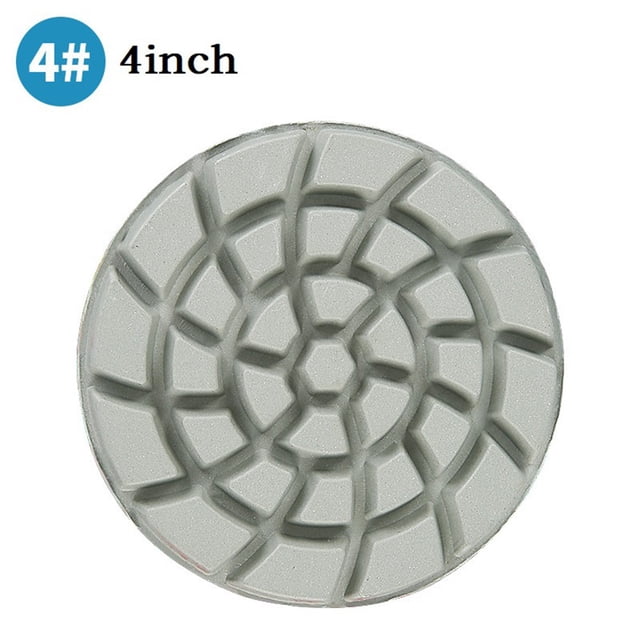 Diamond Dry/Wet Polishing Pads For Stone 4 Inch 4 Step High Resin Concentration