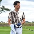thumbnail image 3 of Balery Cowboy Ride A Horse Camisa Polo de Hombre con Estampado, de Manga Corta y Tejido Medio, Camisa Tipo Golf Polo-Small, 3 of 6