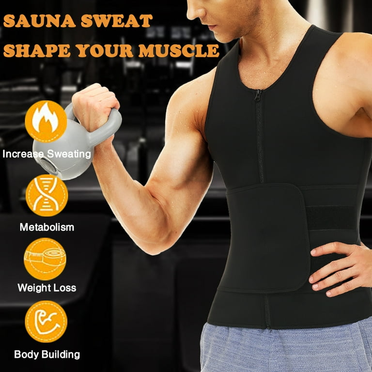 Sweat vest for men best sale