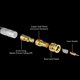 thumbnail image 3 of Cable coaxial Preffair OFC, cobre plateado, BNC, 50 ohmios, 1,5 m, 3 of 7