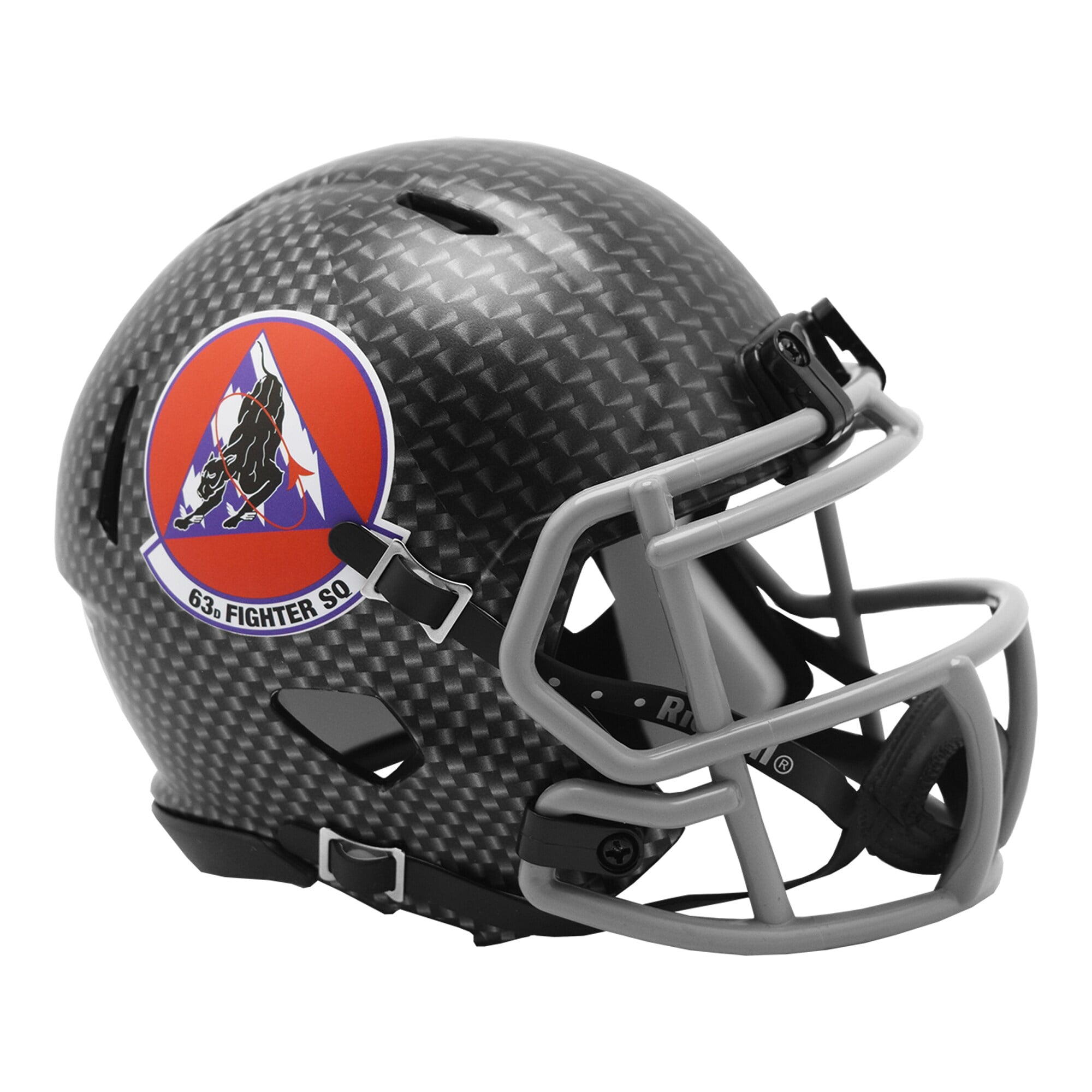 Air Force Falcons 63rd Fighter Squad Riddell NCAA Speed Mini Helmet