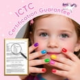 thumbnail image 2 of Set de esmaltes de uñas Aieenjor Quick Dry, no tóxico, para niños, 6 colores, 2 of 7
