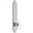Bright Chrome, variant on Grandeur 836961 Arc Solid Brass Tall Plate Rose Left Handed Privacy Door Knob Set - Brass