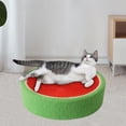 thumbnail image 1 of Rascador para gatos Sisal, almohadilla para rascar redonda de Sisal, rascador para gatos, salón, cama, muebles, protección, juguete de entrenamiento p rojo verde, 1 of 8