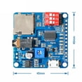 thumbnail image 5 of Voice Playback Module Mp3 Player Module+1gb Memory Card Uart I/o Trigger Class D Amplifier Board 5w, 5 of 5