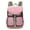 czb# Pink201, variant on CUZIBR Girls Backpack For Campus Daily Commute Sports Travel Casual Vintage Color Block Daypack Unisex Students Adjustable Mesh Padded Shoulder Straps School Rucksack
