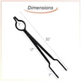 thumbnail image 7 of FEBTECH- 30 inch Black Campfire Tongs - Log Grabber Firewood Claw Tongs for Outdoor Firepits, 7 of 7