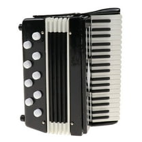 FRCOLOR 1Pcs Simulation Accordion Black Wooden Plastic for Birthday Gift and Home Decoration