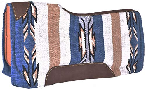 Showman 36x34 Wool Cutter Saddle Pad - 100% Wool Top With Kodel Fleece Bottom For Horses 3 thumbnail image