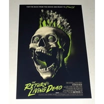 The Return of the Living Dead Mohawk '84 Horror Film Poster 19"x13" Punk Horror