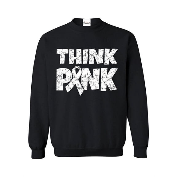 MmF - Women Sweatshirts and Hoodies, up to Size 5XL - Think Pink Cancer