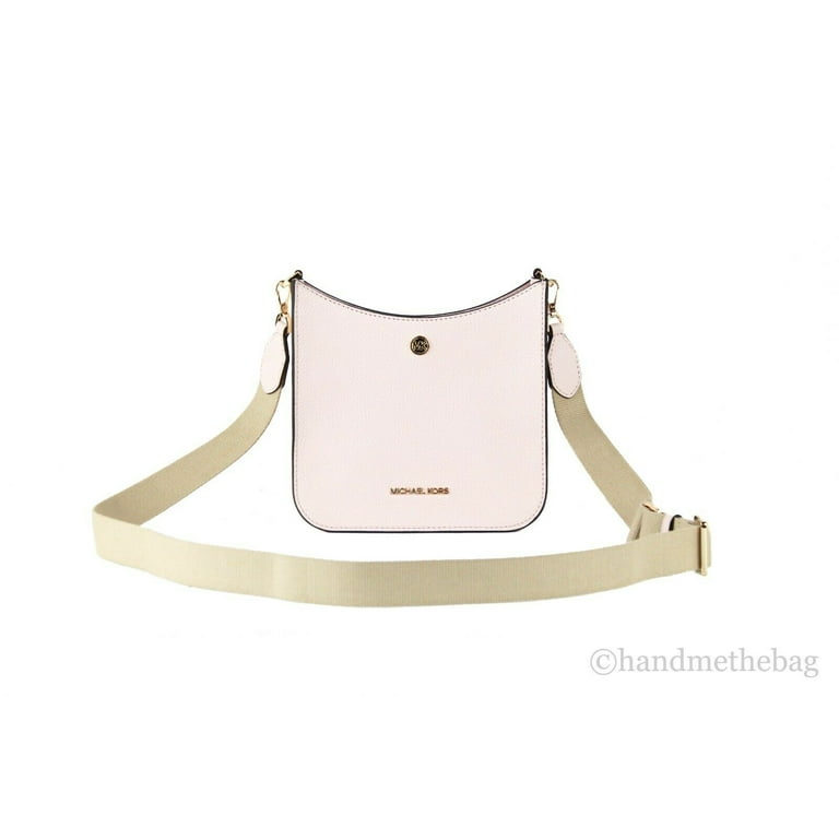 Michael Kors Briley Small Pebbled Leather Messenger Bag Crossbody Handbag Powder Blush Walmart