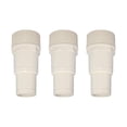 thumbnail image 1 of 3 adaptadores de de 1,5 pulgadas y 1,25 pulgadas para filtro de bomba de piscina sobre el suelo, 1 of 9