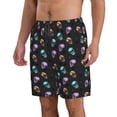 thumbnail image 2 of Fotbe purple cyan brown Skull Trajes de Baño Estampados para Hombre, Shorts de Verano de Secado Rápido, Ropa de Playa, Bañadores-Large, 2 of 6